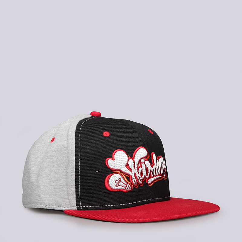 Мужская кепка True spin Wisdom Strapback (Wisdom blk/red)  - цена, описание, фото 2